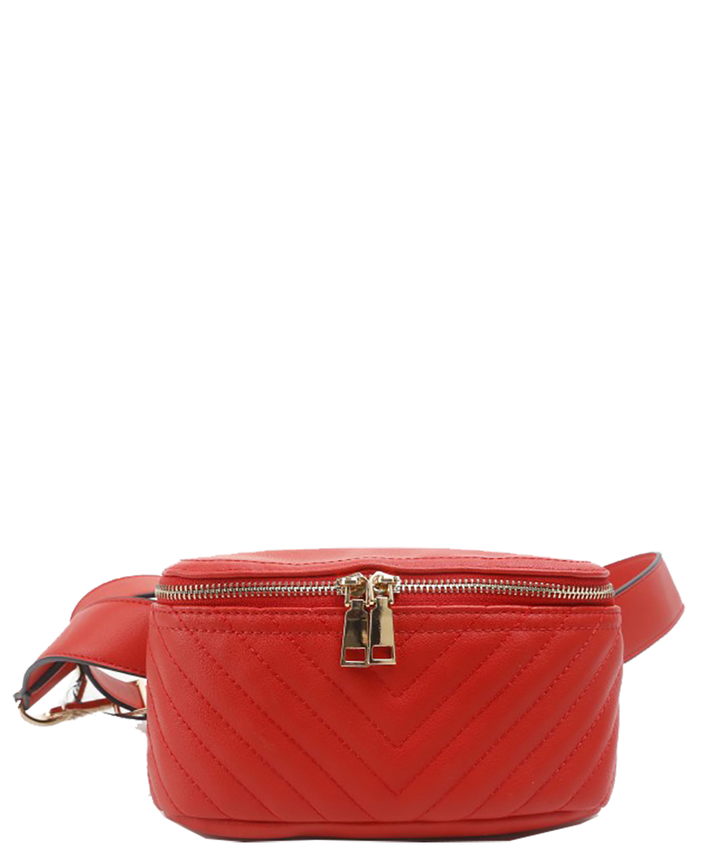 Designer Trendy Cross Body Waist Bag FY517 BROWN